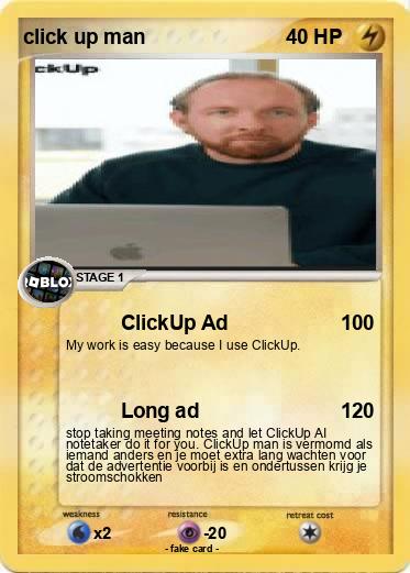 Pokemon click up man