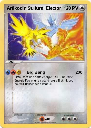 Pokemon Artikodin Sulfura  Elector
