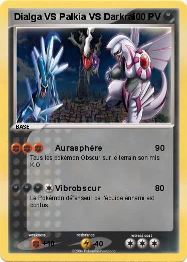 Pokemon Dialga VS Palkia VS Darkrai