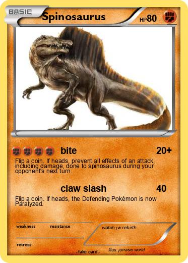 Pokemon Spinosaurus