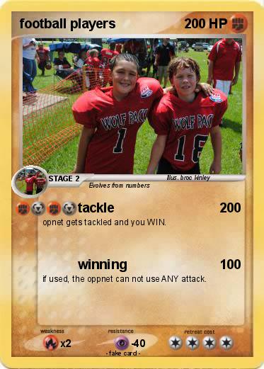 Pokemon football players