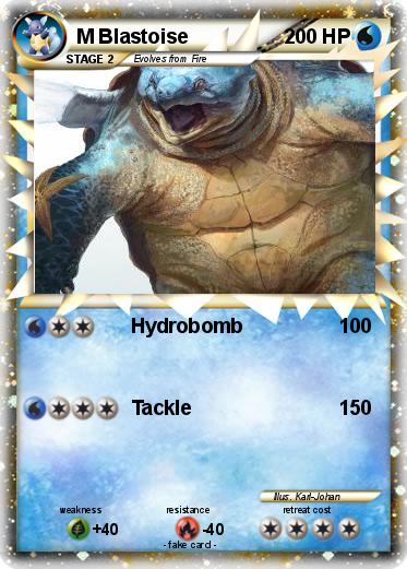 Pokemon M Blastoise