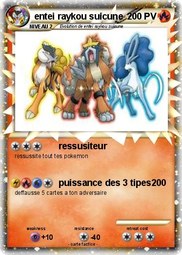 Pokemon entei raykou suicune