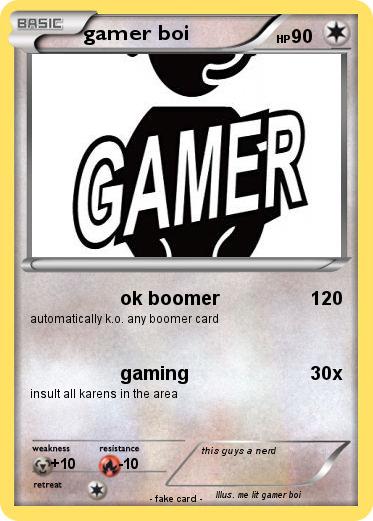 Pokemon gamer boi