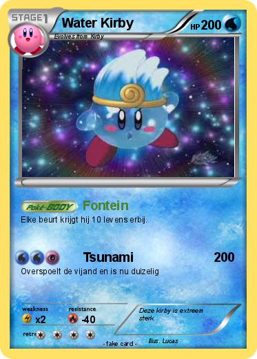 Pokemon Water Kirby
