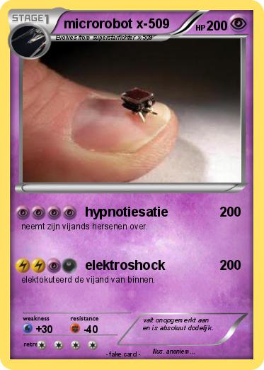 Pokemon microrobot x-509