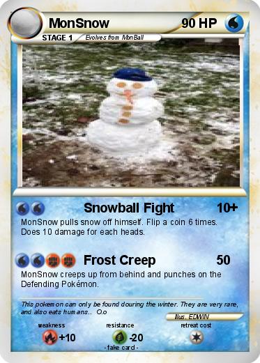 Pokemon MonSnow