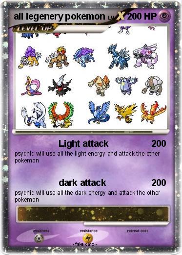 Pokemon all legenery pokemon