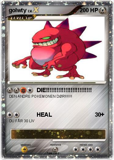 Pokemon golwty