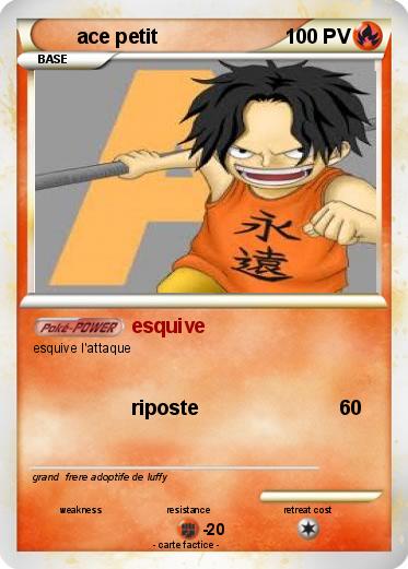 Pokemon ace petit