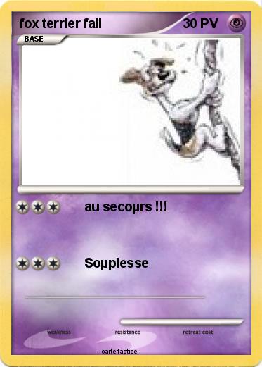 Pokemon fox terrier fail