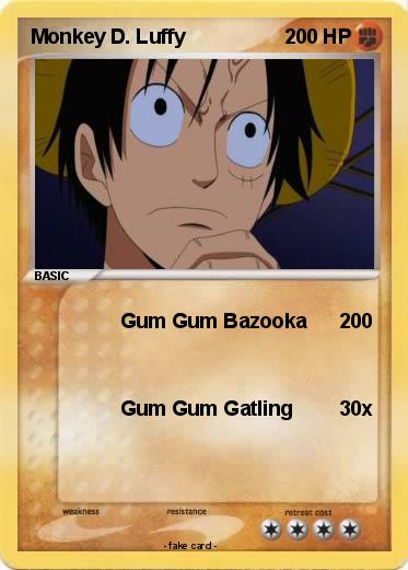 Pokemon Monkey D. Luffy