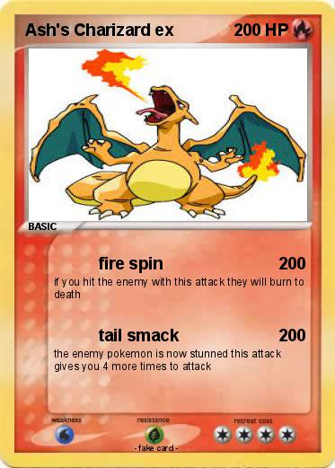 Pokemon Ash's Charizard ex