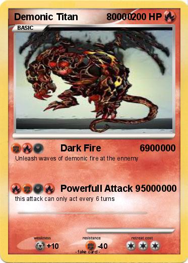 Pokemon Demonic Titan           80000