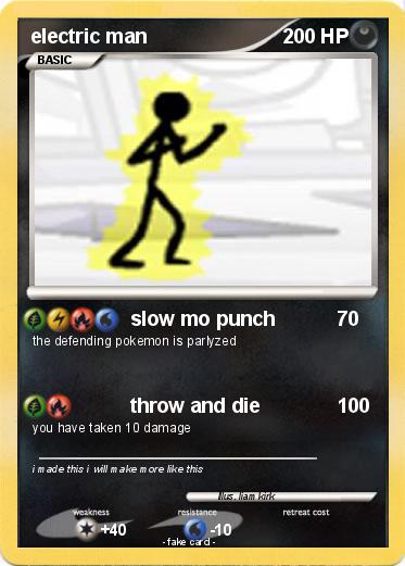 Pokemon electric man