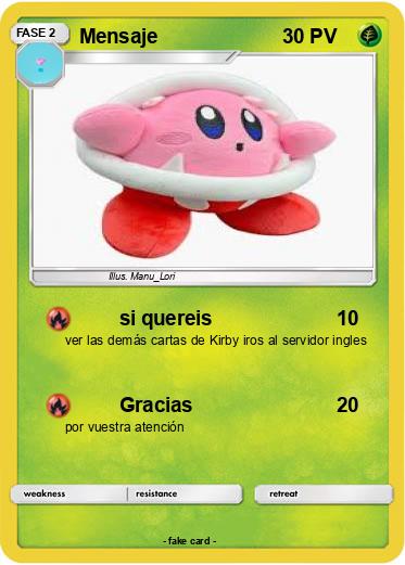 Pokemon Mensaje
