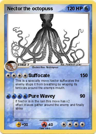Pokemon Nector the octopuss