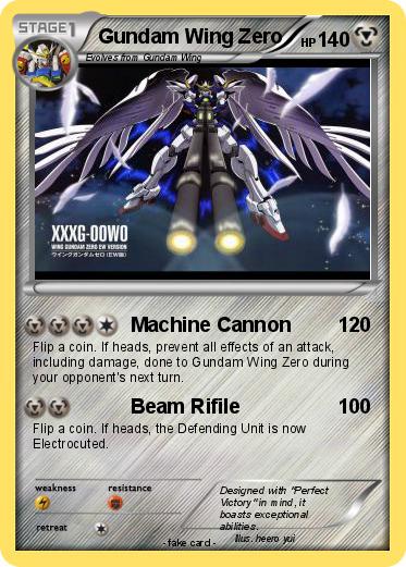 Pokemon Gundam Wing Zero