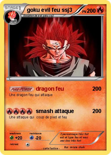 Pokemon goku evil feu ssj3