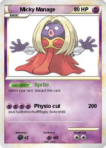 Pokemon Micky Manage