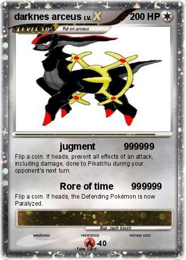 Pokemon darknes arceus
