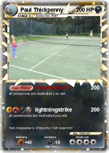 Pokemon Paul Thickpenny