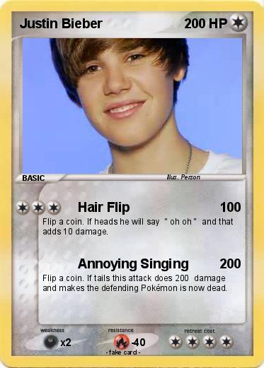 Pokemon Justin Bieber