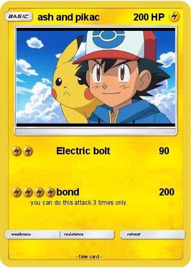 Pokemon ash and pikac
