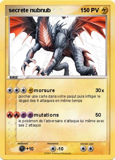 Pokemon secrete nubnub