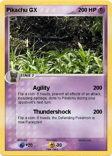 Pokemon Pikachu GX