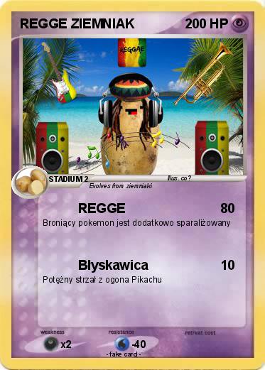 Pokemon REGGE ZIEMNIAK