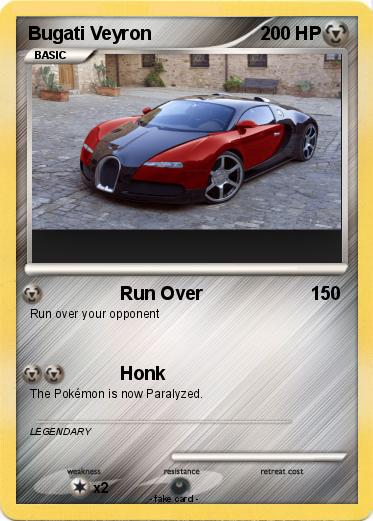 Pokemon Bugati Veyron