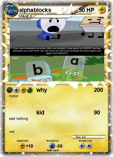Pokemon alphablocks