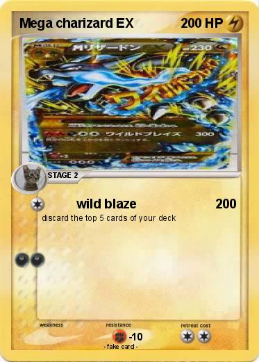 Pokemon Mega charizard EX