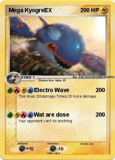 Pokemon Mega KyogreEX