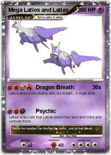 Pokemon Mega Latios and Latias