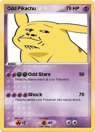 Pokemon Odd Pikachu
