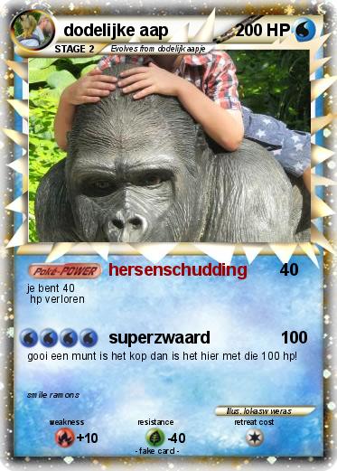 Pokemon dodelijke aap