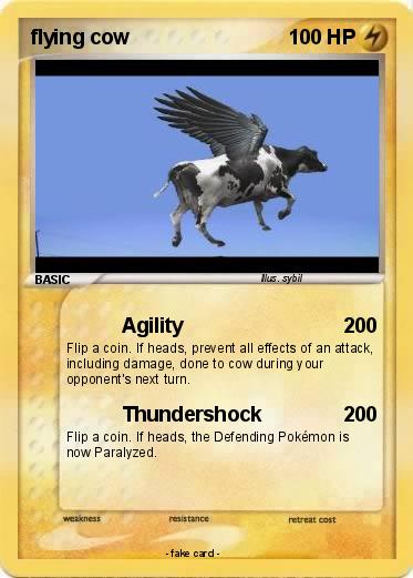 Pokemon flying cow