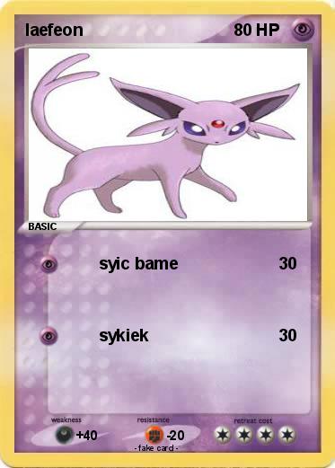 Pokemon laefeon