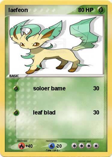 Pokemon laefeon