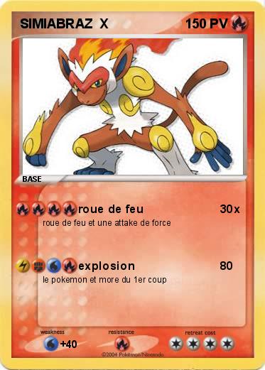 Pokemon SIMIABRAZ  X