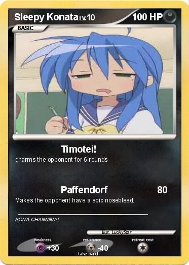 Pokemon Sleepy Konata