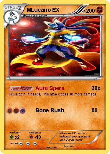 Pokemon MLucario EX