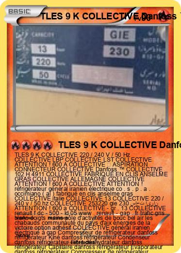Pokemon TLES 9 K COLLECTIVE Danfoss ™
