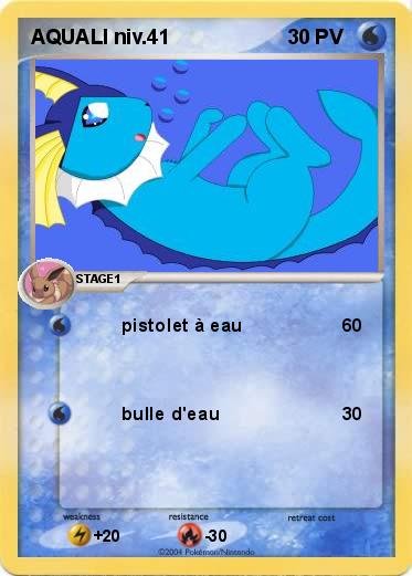 Pokemon AQUALI niv.41
