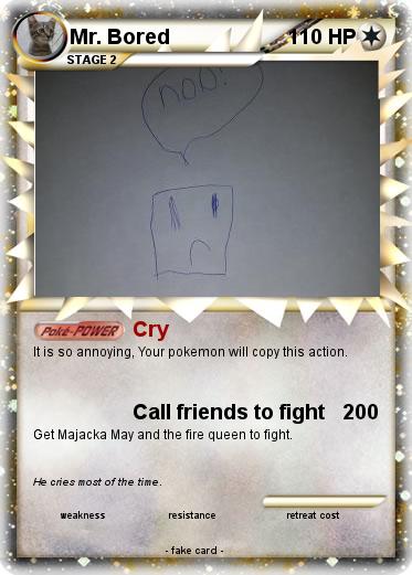 Pokemon Mr. Bored