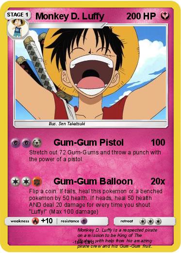 Pokemon Monkey D. Luffy