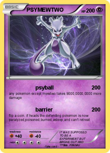 Pokemon PSYMEWTWO