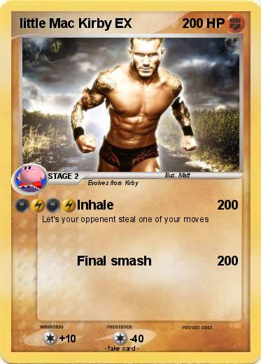 Pokemon little Mac Kirby EX